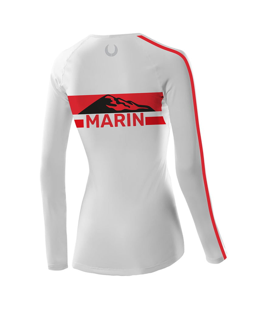 Women's Marin Rowing LS (SECOND SKIN) Base Layer - White