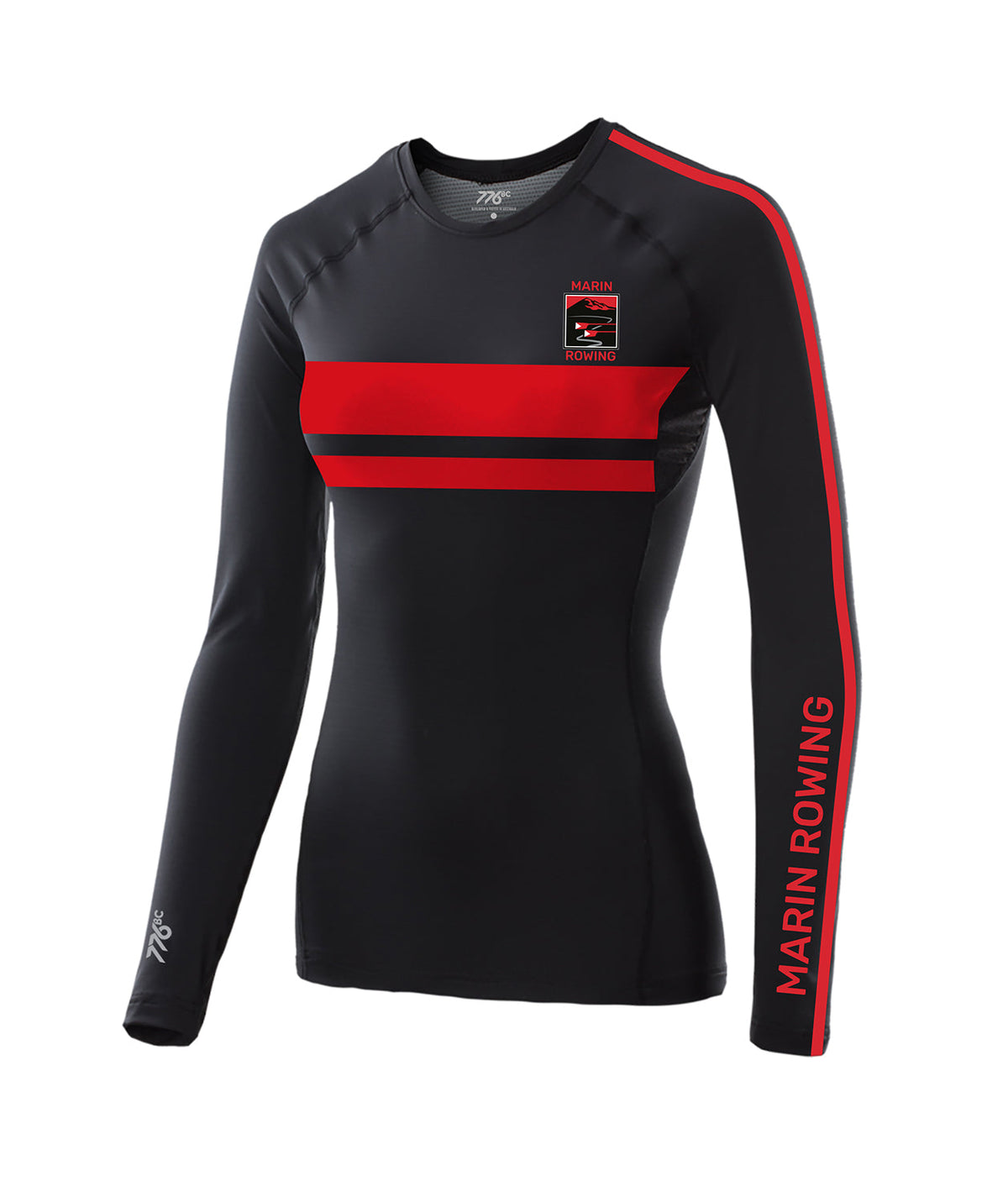 Women's Marin Rowing LS (SECOND SKIN) Base Layer - Black