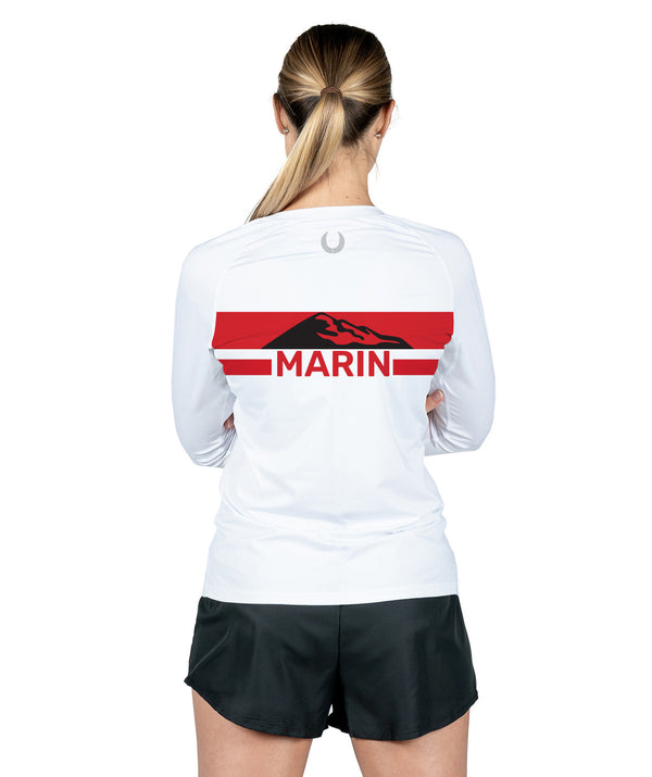 Women's Marin LS Training Base Layer - White
