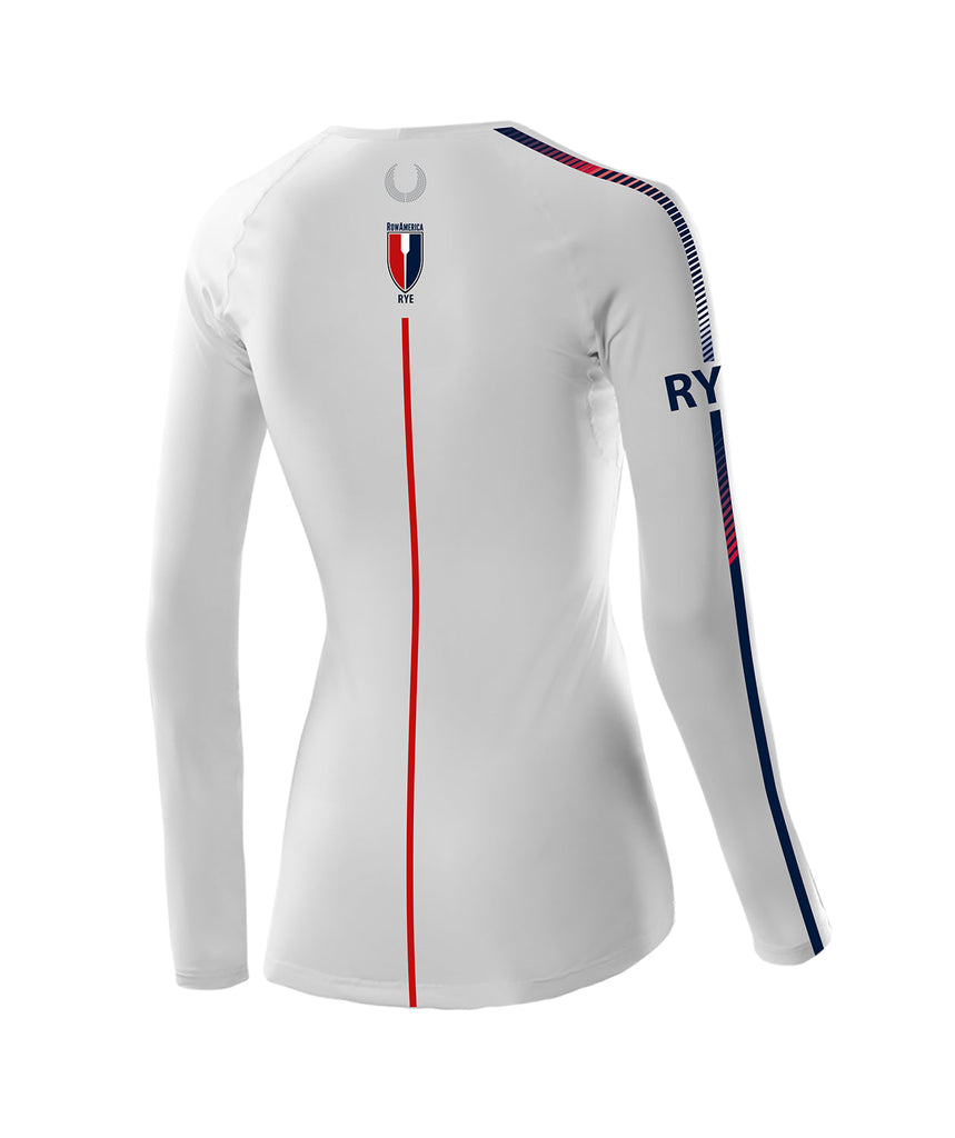 Women's RowAmerica LS Performance Base-layer - WHITE
