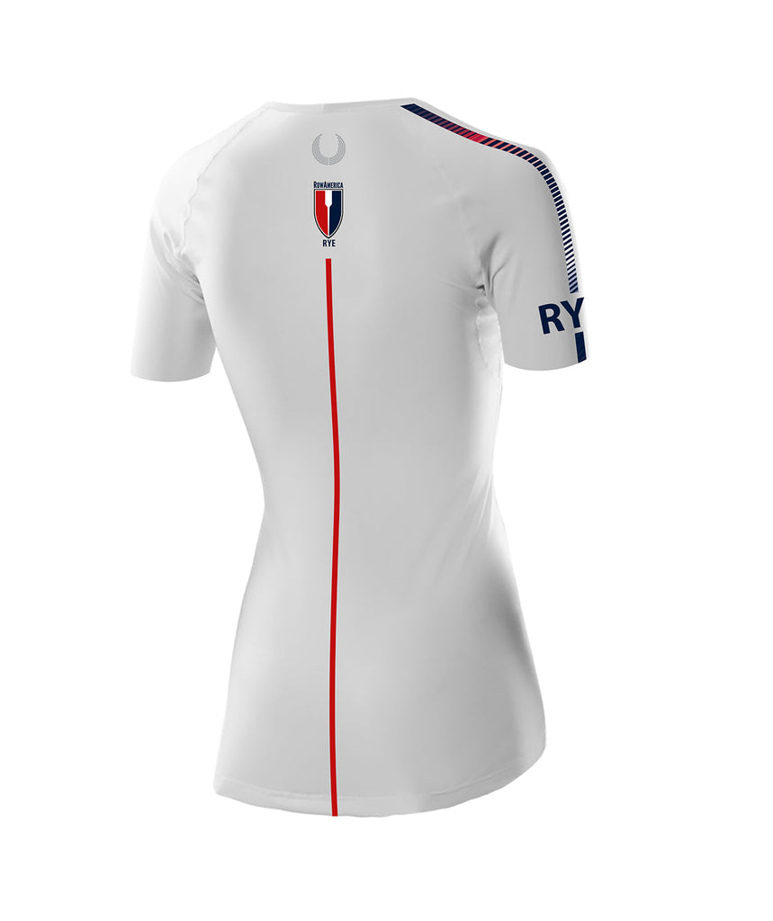 Women's RowAmerica SS Performance Base-layer - WHITE