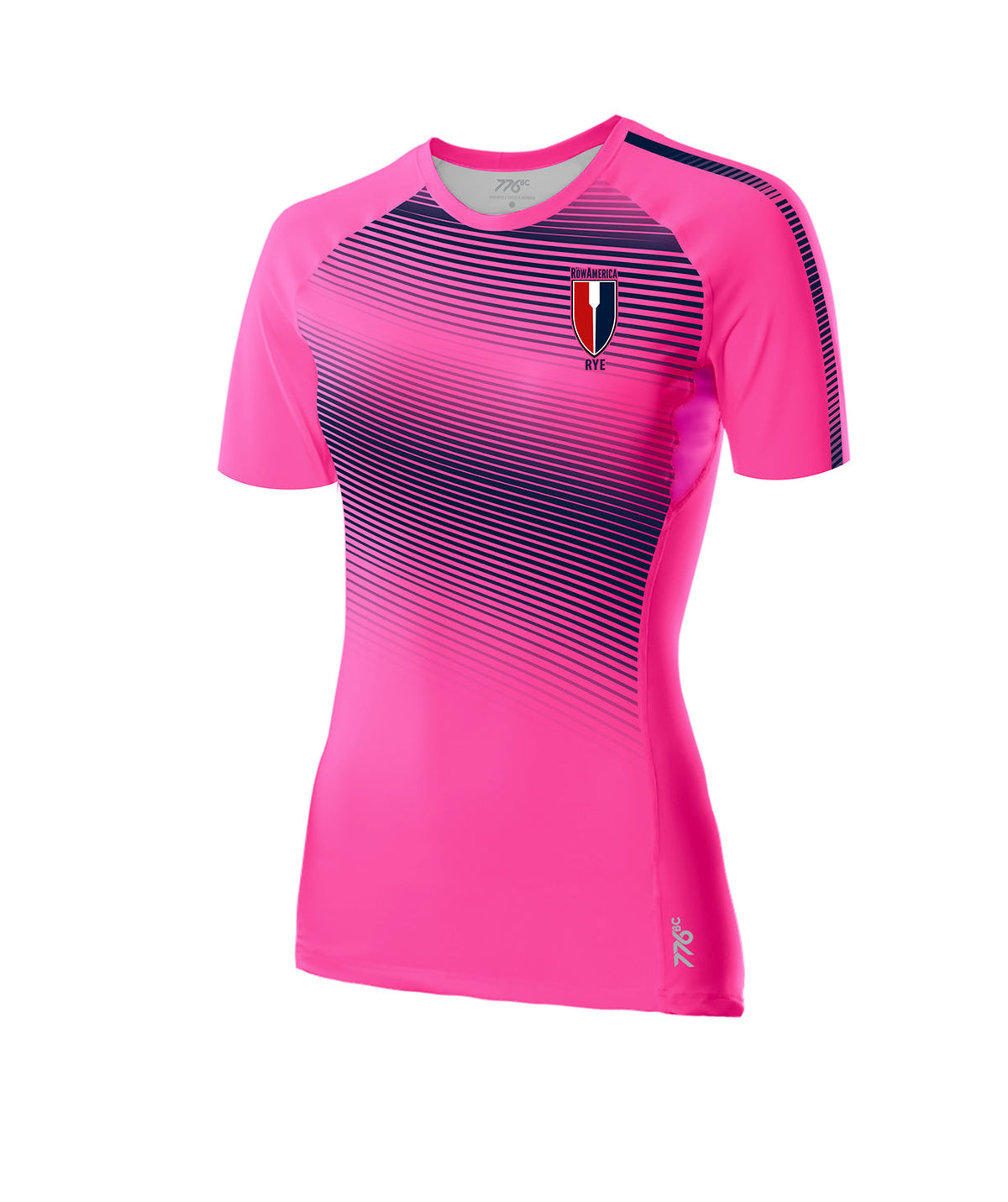 Women's RowAmerica SS Performance Base-layer - NEON PINK