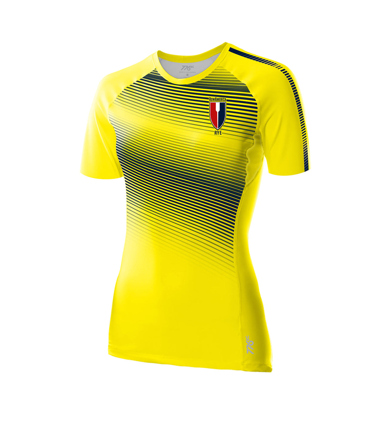 Women's RowAmerica SS Performance Base-layer - NEON YELLOW