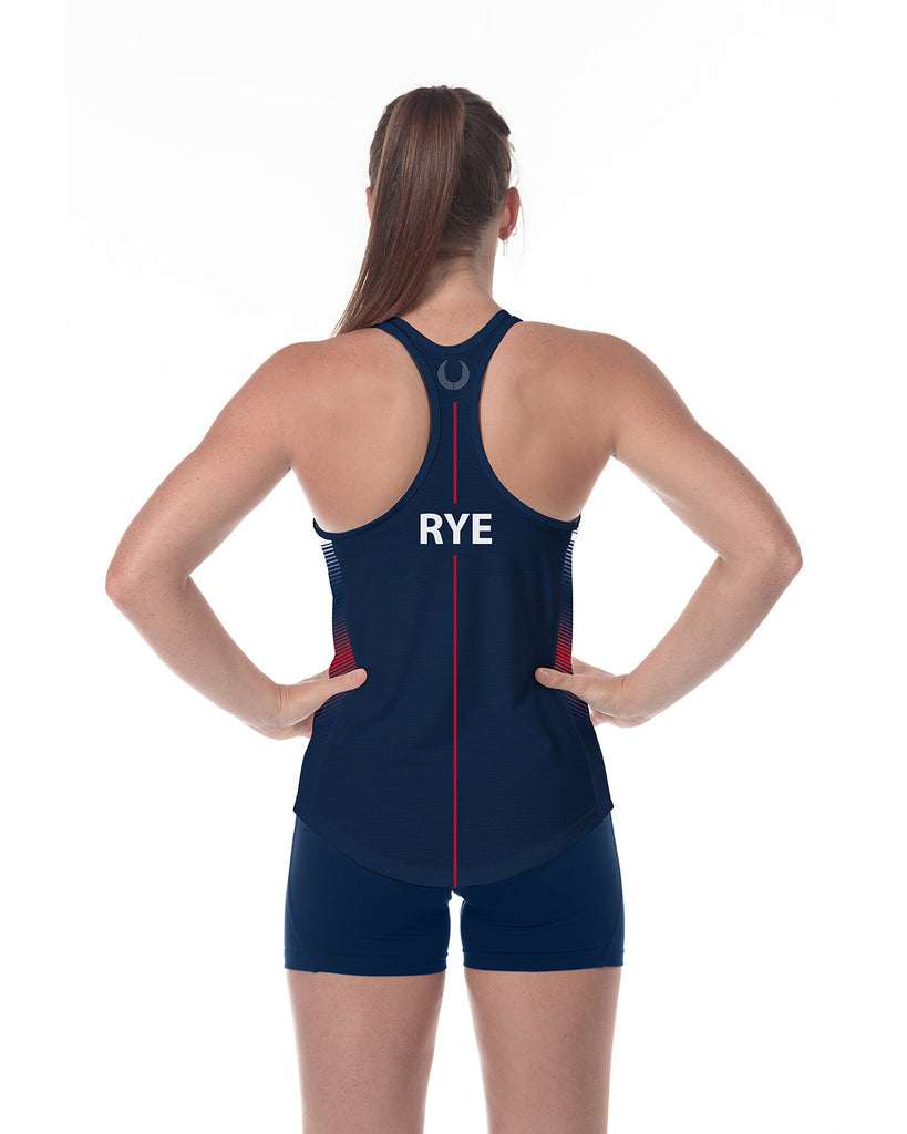 Women's RowAmerica Race Tank - NAVY