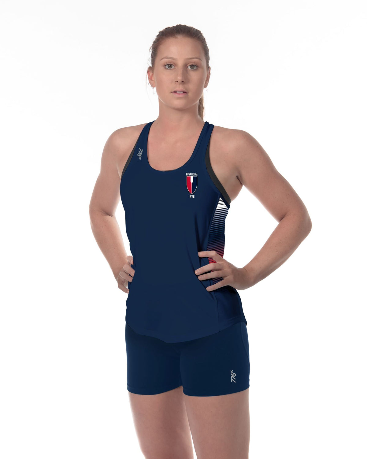 Women's RowAmerica Race Tank - NAVY
