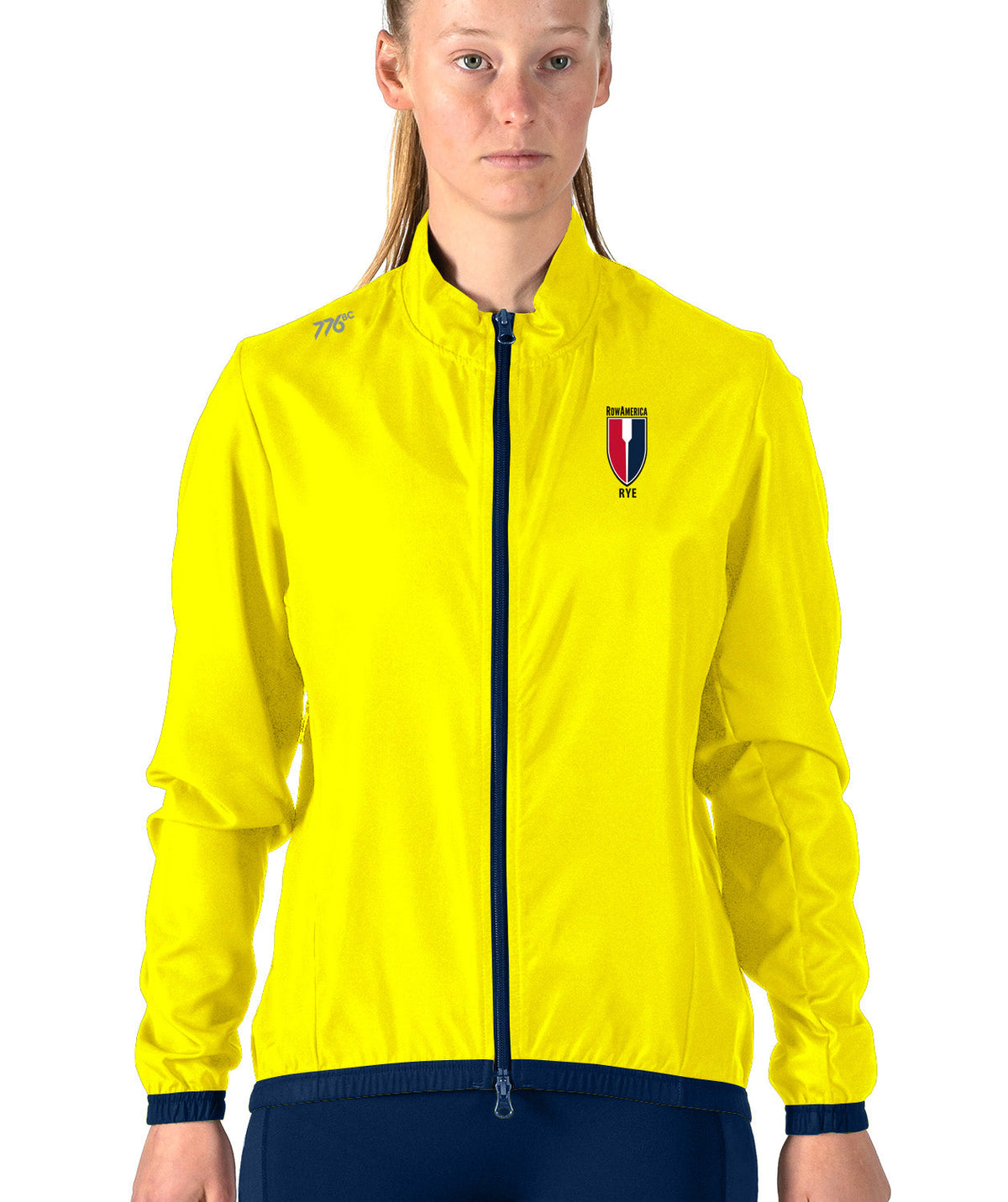 Women's RowAmerica Cirrostratus Wind Jacket - NEON YELLOW