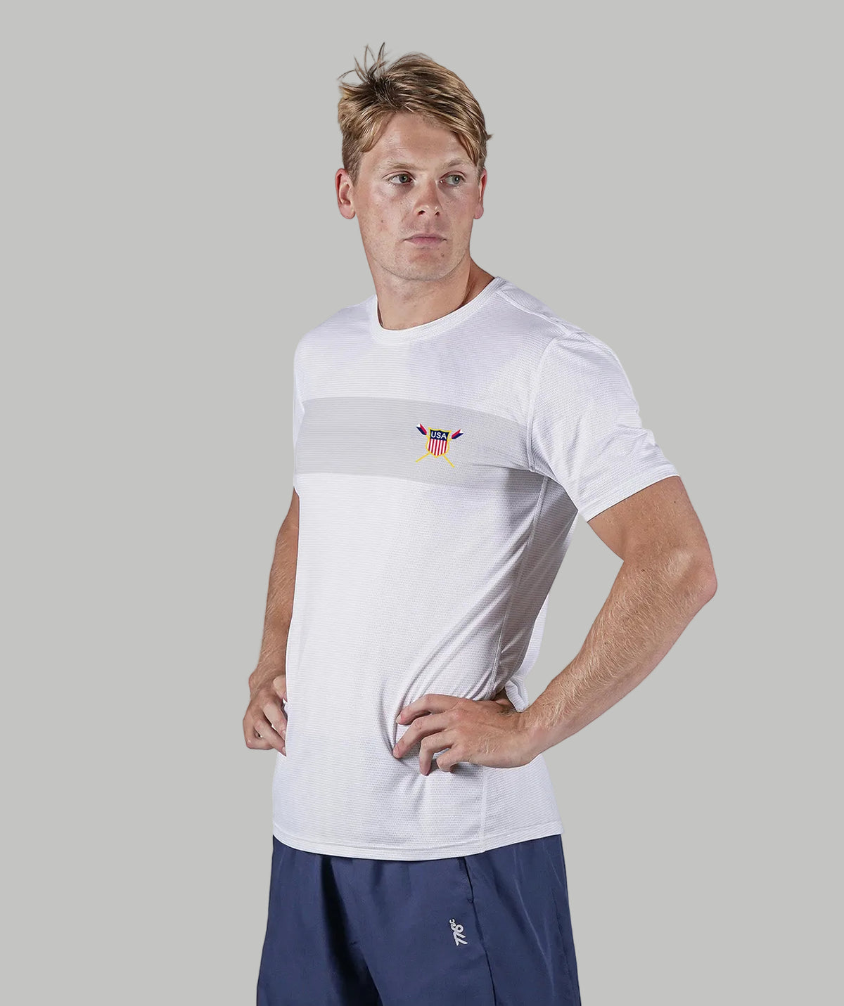 Men's USRowing Supporter Club Performance T-Shirt - White