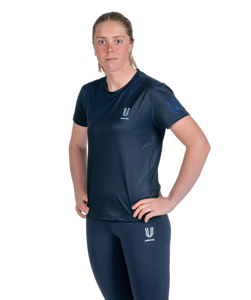 Women's 776BC x USRowing Performance T-Shirt 01 - Navy