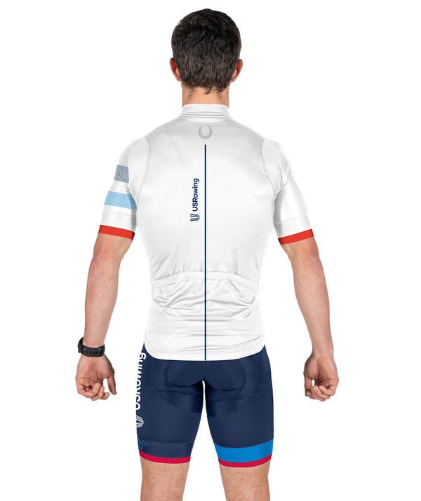 Men's 776BC x USRowing Power Cycle Jersey 01 - White