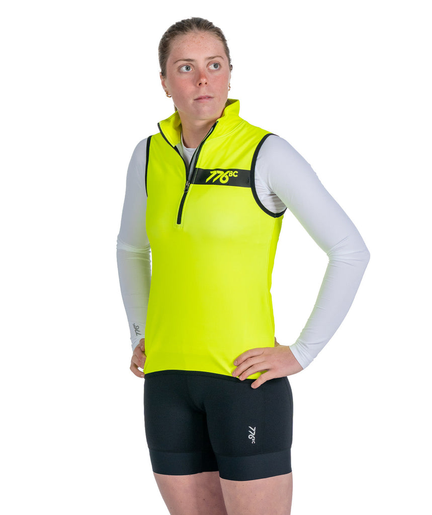 Women's Stratus Vest - Neon Yellow/Black
