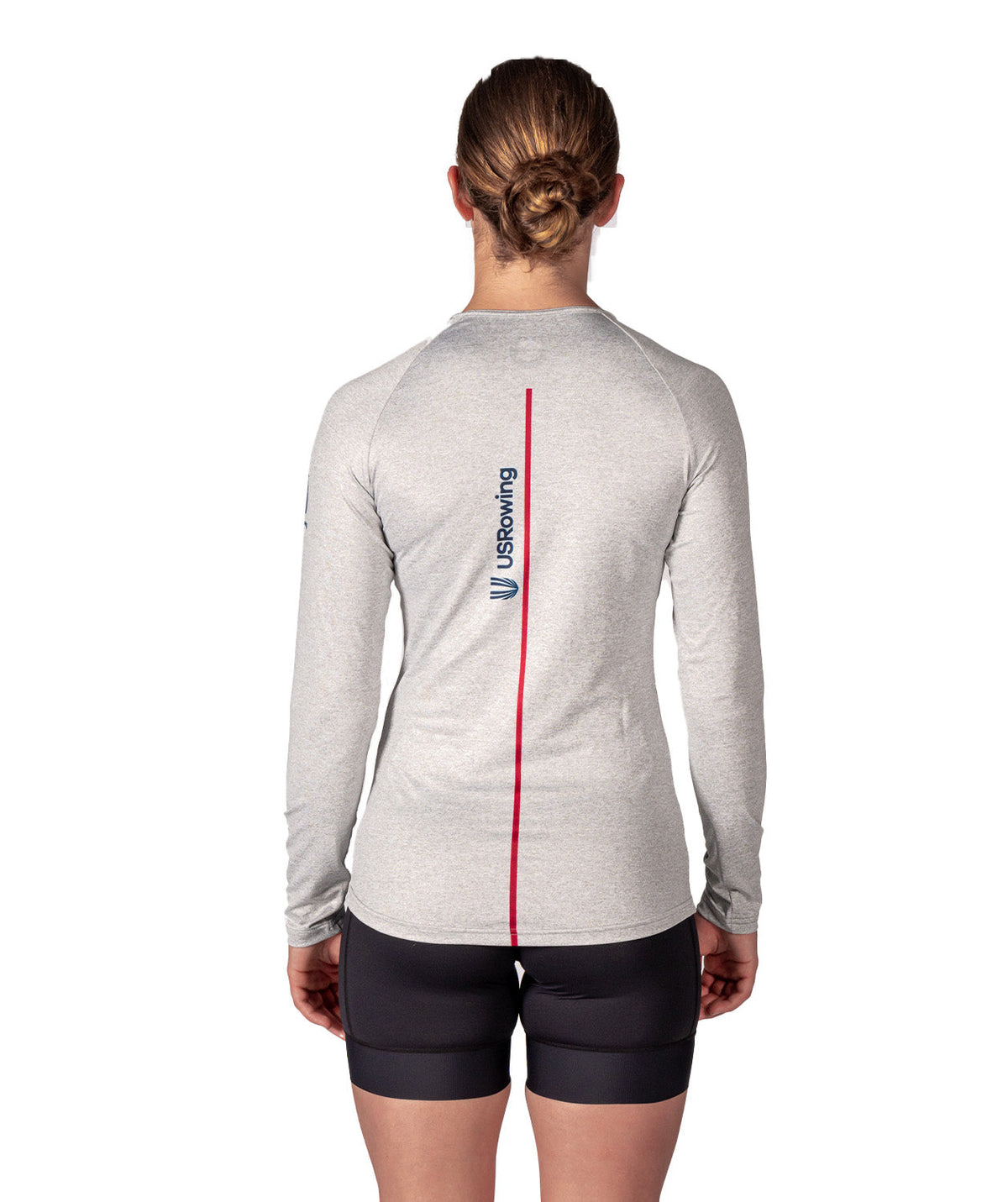 Women's 776BC x USRowing USA Active LS T-Shirt 01 - Gray