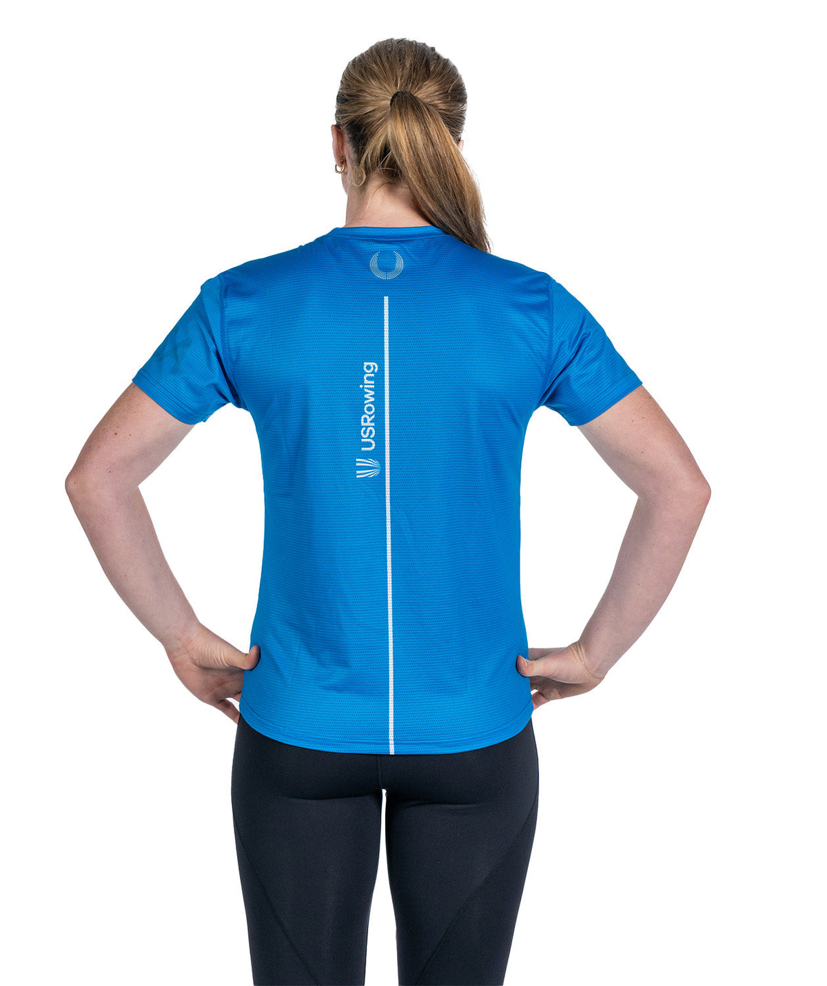 Women's 776BC x USRowing Performance T-Shirt 01 - Cyan