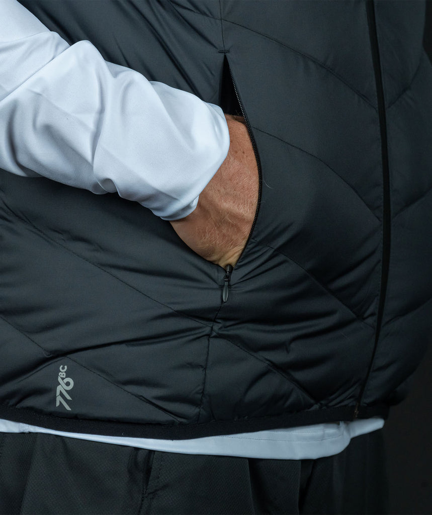 Men's Cumulus Puffer Vest - Black