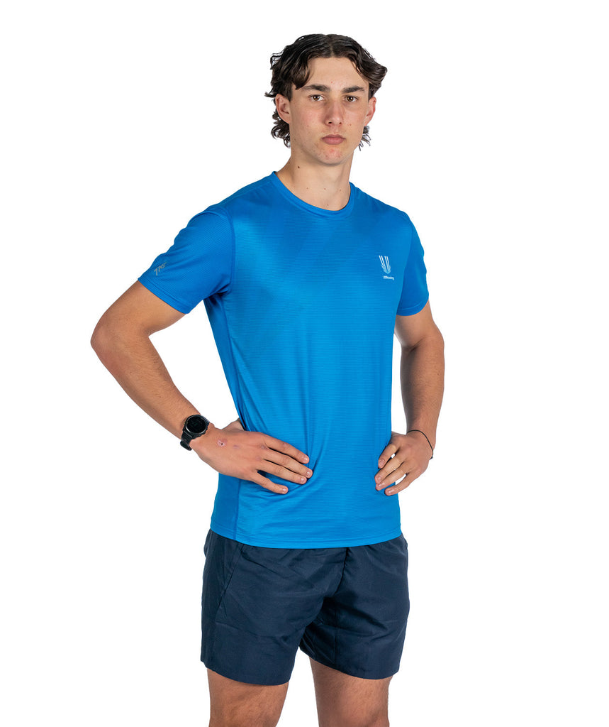 Men's 776BC x USRowing Performance T-Shirt 01 - Cyan