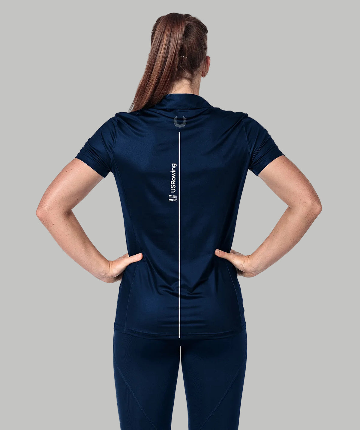 Women's USRowing Supporter Club Polo - Navy