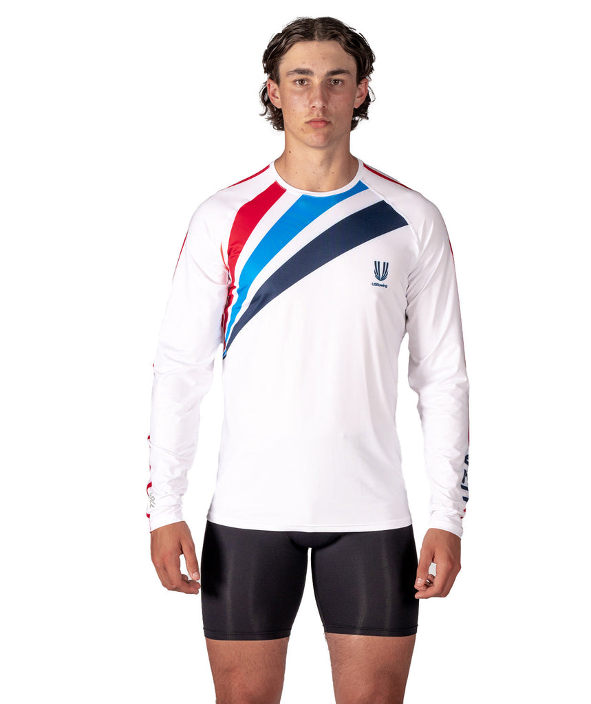 Men's 776BC x USRowing LS Base Layer 01 - White