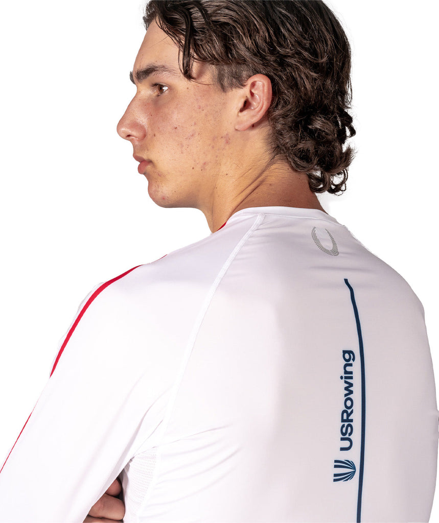 Men's 776BC x USRowing LS Base Layer 01 - White