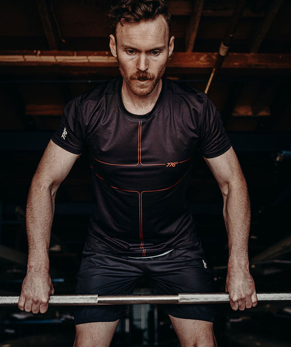 Men's Motion Performance 2.0 T-Shirt - Black/Red