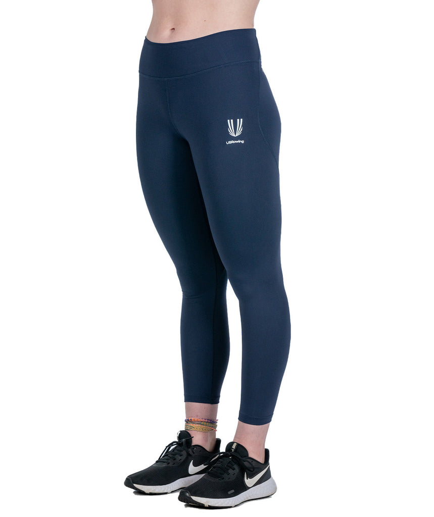 Women's 776BC x USRowing Active Tight 01 - Navy
