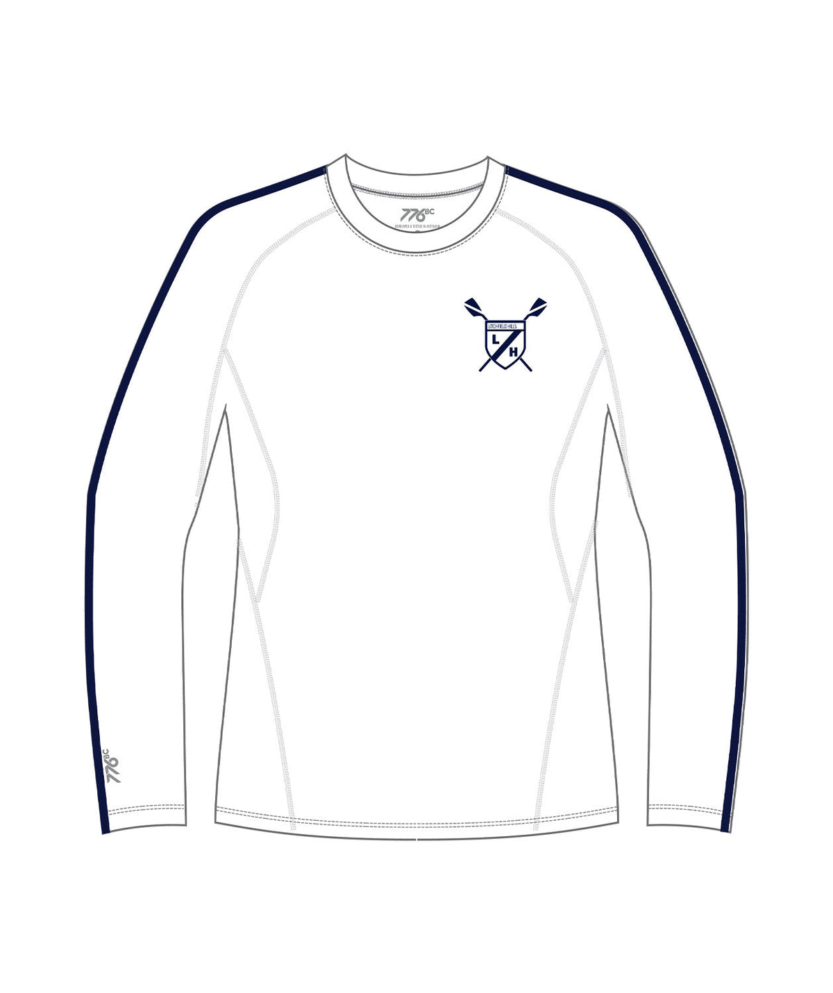Men's Litchfield Hills LS Base Layer - White