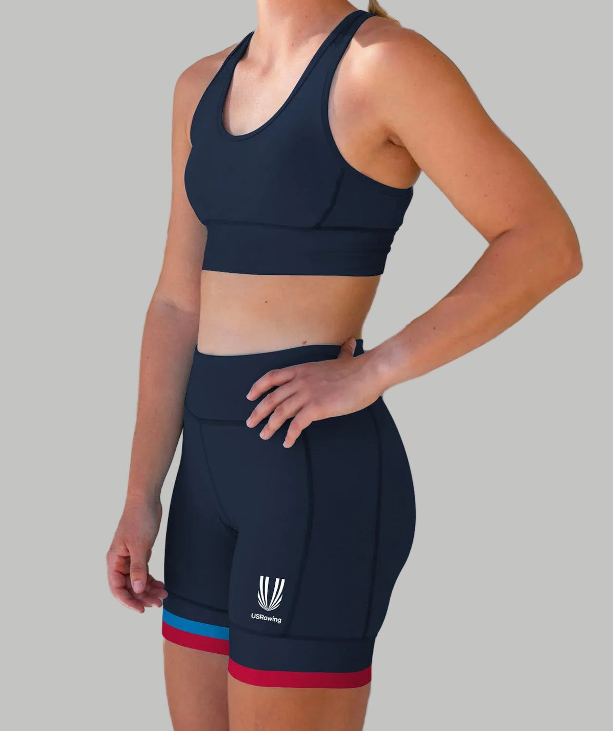 Women's 776BC x USRowing Pro Short 01 - Navy