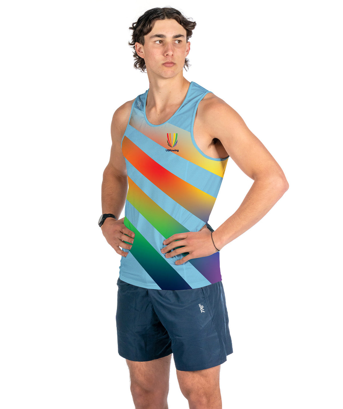 Men's 776BC x USRowing Pride Performance Tank 02