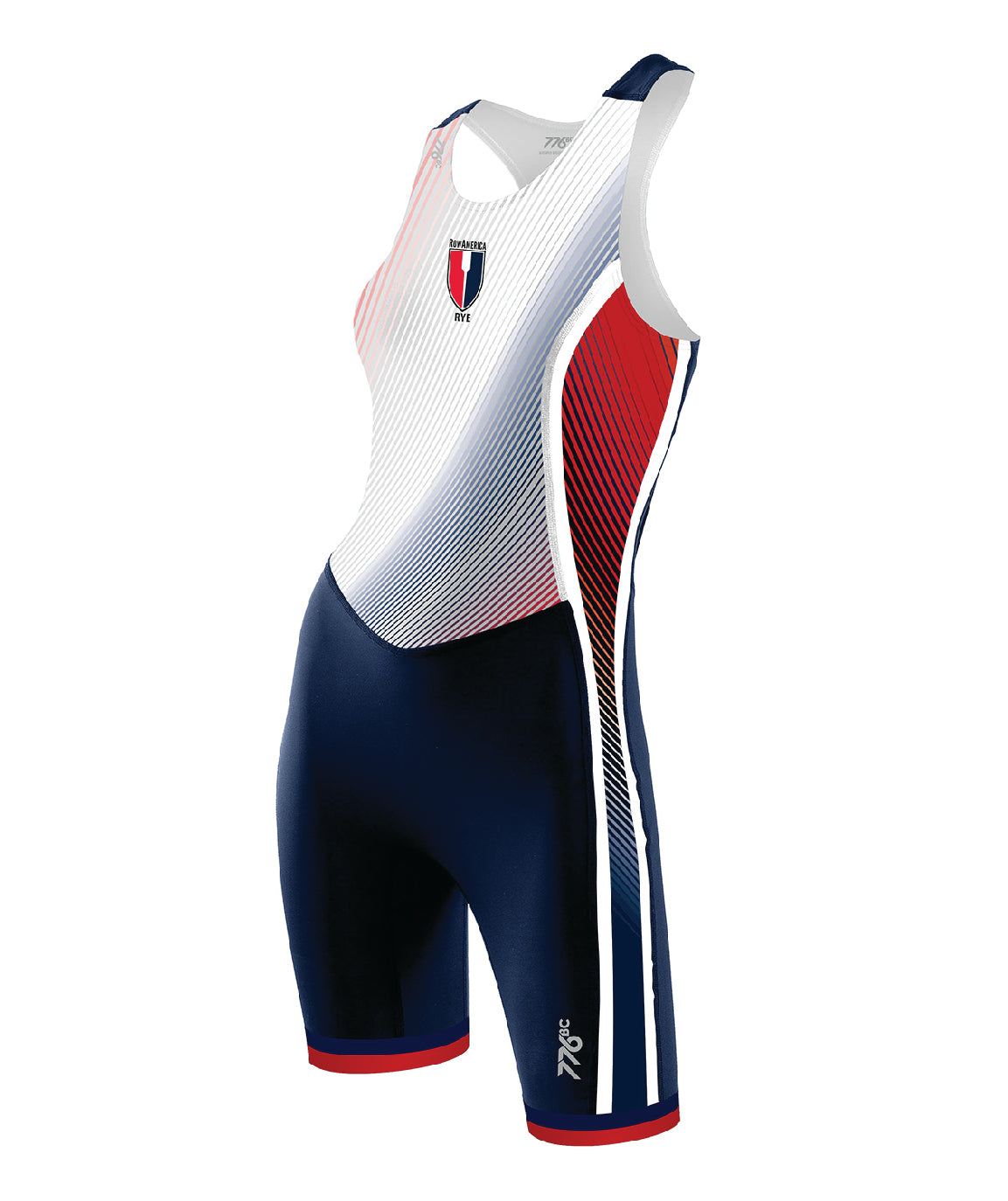 Women's RowAmerica Rowing Unisuit - WHITE (Required)