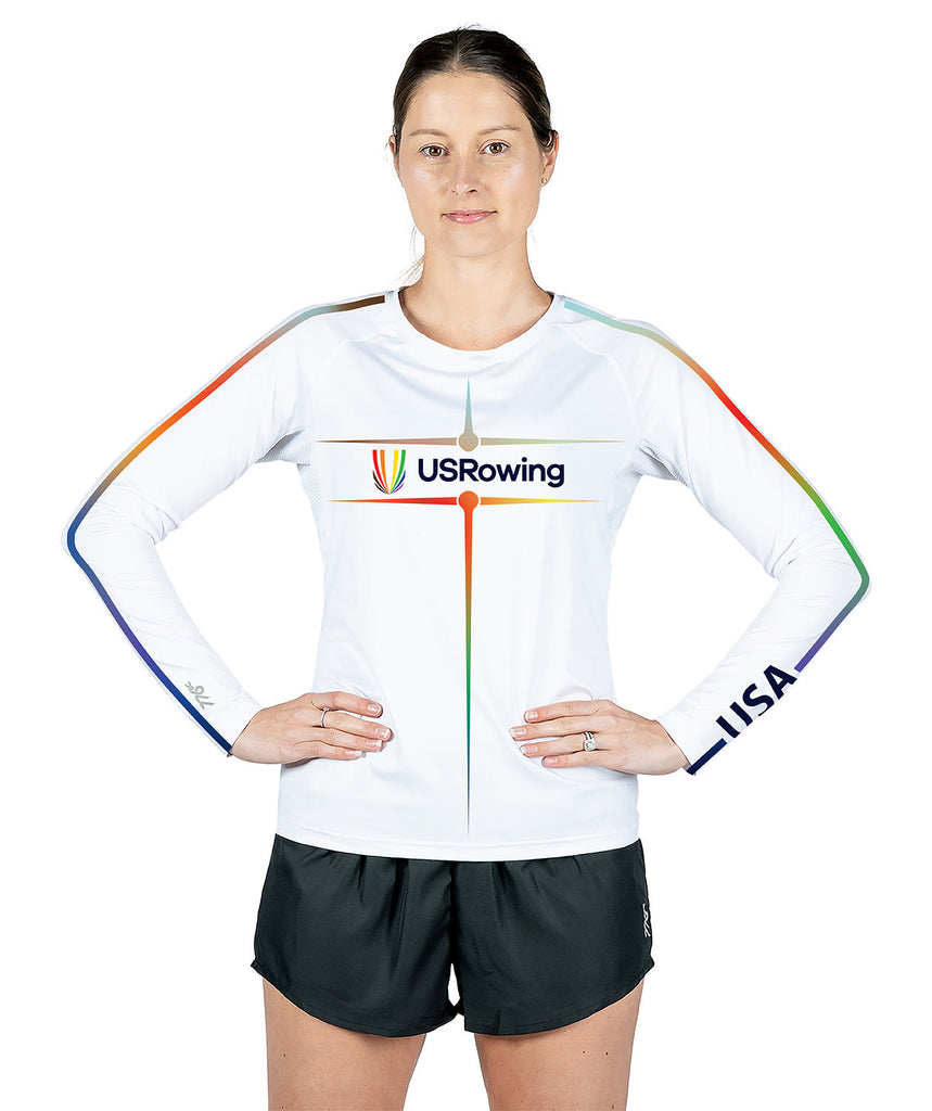 Women's 776BC x USRowing Pride Motion Pro Training LS Base Layer 02
