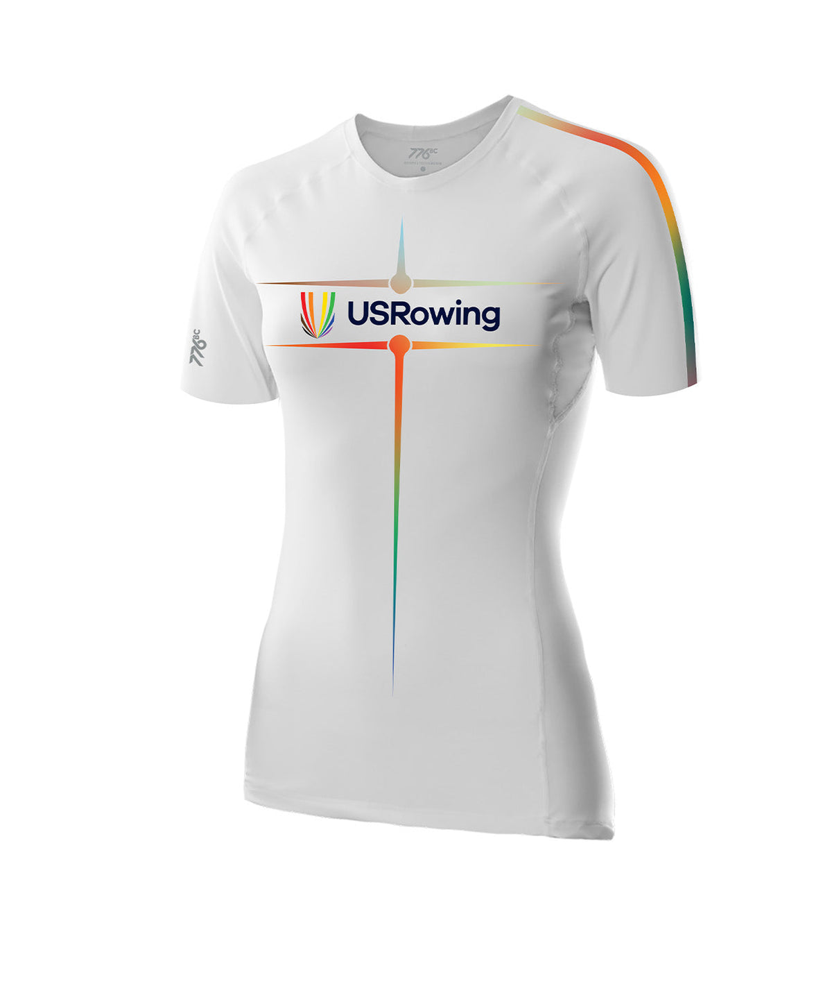 Women's 776BC x USRowing Pride Motion Pro SS Base Layer 02